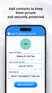 اسکرین شات 1 برنامه Hide Contacts From Phone Book