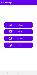 اسکرین شات 1 برنامه Crop Image - Photo Editor App