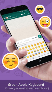 اسکرین شات 2 برنامه Green Apple Keyboard