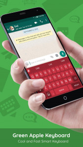 اسکرین شات 5 برنامه Green Apple Keyboard