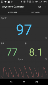 اسکرین شات 1 برنامه Oximeter