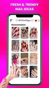 اسکرین شات 3 برنامه Nail Art Design : Nails Polish