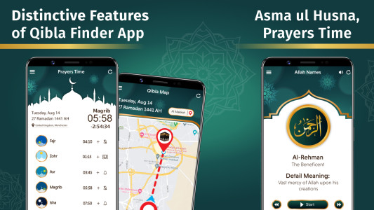 اسکرین شات 8 برنامه Qibla Finder: Qibla Direction