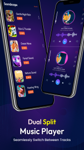 اسکرین شات 6 برنامه Split Music - Volume Booster