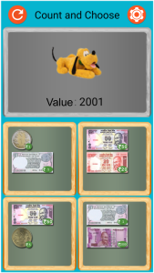 اسکرین شات 5 برنامه Learn Money Counting
