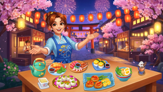 اسکرین شات 2 بازی Asian Cooking Games: Star Chef
