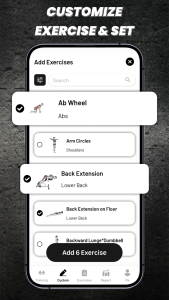 اسکرین شات 5 برنامه Gym Workout Tracker & Fitness