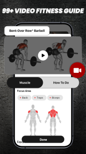 اسکرین شات 3 برنامه Gym Workout Tracker & Fitness