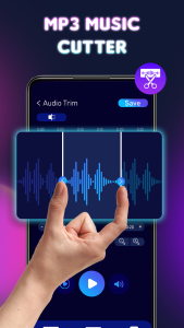 اسکرین شات 2 برنامه Ringtone Maker - Audio Editor