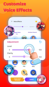 اسکرین شات 6 برنامه Voice Changer Sound Effects