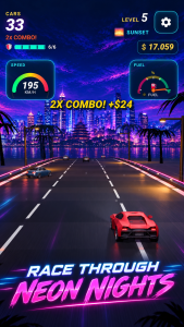 اسکرین شات 4 بازی Retro Road Racer - Car Racing