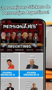 اسکرین شات 1 برنامه Argentine Characters