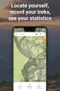 اسکرین شات 5 برنامه E-walk - Hiking offline GPS