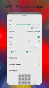 اسکرین شات 7 برنامه DNA Launcher ‧ Home Screen