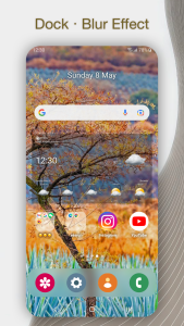 اسکرین شات 2 برنامه DNA Launcher ‧ Home Screen