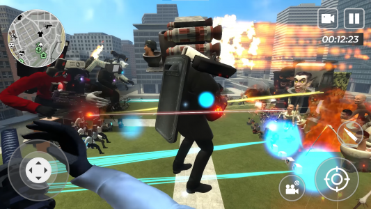 اسکرین شات 3 بازی Cameraman - Toilet War Skibidi