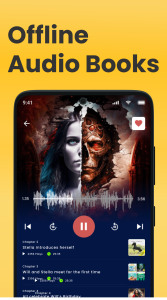 اسکرین شات 5 برنامه Audio Books App - Stories