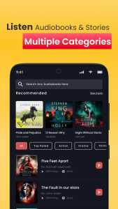 اسکرین شات 6 برنامه Audio Books App - Stories