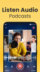 اسکرین شات 2 برنامه Audio Books App - Stories