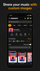 اسکرین شات 3 برنامه Audiomack Creator-Upload Music