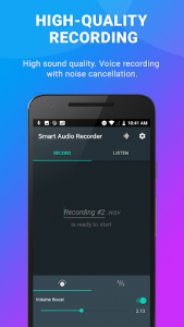 اسکرین شات 8 برنامه Voice Recorder & Audio Recorder, Sound Recording