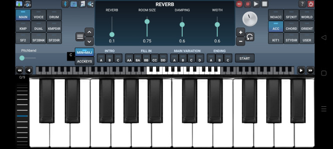 اسکرین شات 5 برنامه Arranger Keyboard