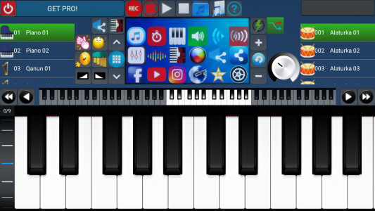 اسکرین شات 1 برنامه Portable ORG Keyboard