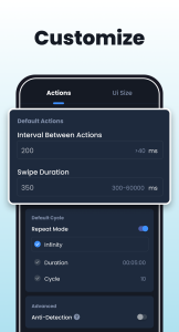 اسکرین شات 5 برنامه Auto Clicker - Auto Tapper