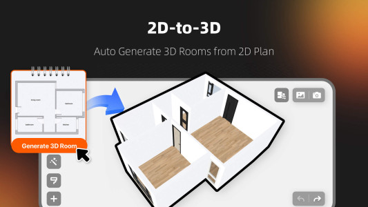 اسکرین شات 2 برنامه Homestyler - Home Design Game