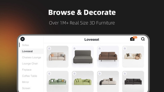اسکرین شات 4 برنامه Homestyler - Home Design Game