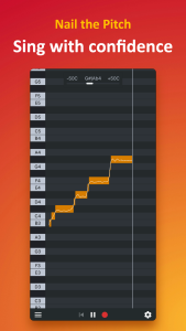 اسکرین شات 1 برنامه Nail the Pitch - Vocal Monitor