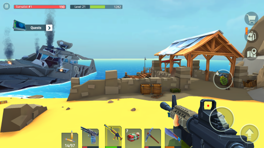 اسکرین شات 2 بازی TEGRA: Zombie survival island