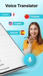 اسکرین شات 2 برنامه AI Voice Translator: Translate