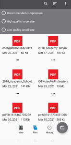 اسکرین شات 1 برنامه PDF Small - Compress PDF