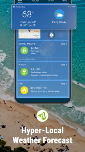 اسکرین شات 2 برنامه Weather Forecast by WeatherBug