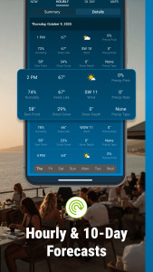 اسکرین شات 4 برنامه WeatherBug: Weather Forecast