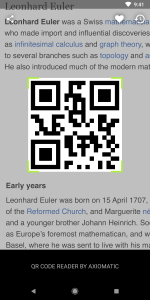 اسکرین شات 2 برنامه QR Code Reader