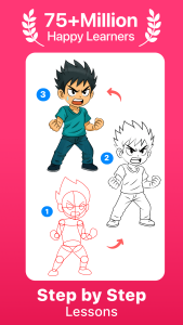 اسکرین شات 5 برنامه Drawing Desk: Learn to Draw