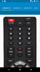 اسکرین شات 4 برنامه Daewoo TV Remote Control