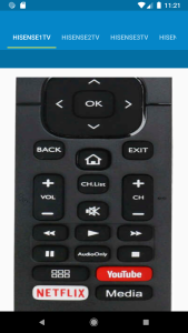 اسکرین شات 5 برنامه HiSense TV Remote Control