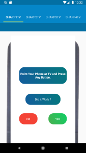 اسکرین شات 5 برنامه Sharp TV Remote Control