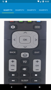 اسکرین شات 4 برنامه Sharp TV Remote Control