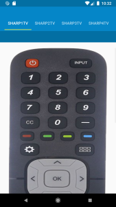 اسکرین شات 3 برنامه Sharp TV Remote Control