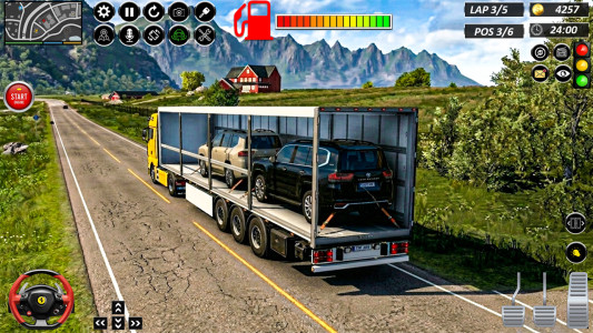 اسکرین شات 4 بازی Offroad Transporter Truck Game