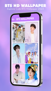 اسکرین شات 3 برنامه BTS Video live wallpaper Hd