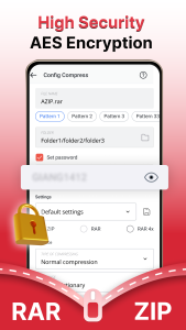 اسکرین شات 7 برنامه AZIP Lite & ZIP / RAR, Unzip