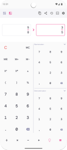 اسکرین شات 5 برنامه Fraction Calculator & Solver