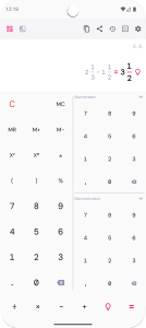 اسکرین شات 4 برنامه Fraction Calculator & Solver