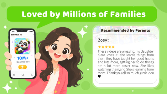 اسکرین شات 4 برنامه BabyBus TV:Kids Videos & Games