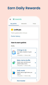 اسکرین شات 2 برنامه Pregnancy App & Baby Tracker